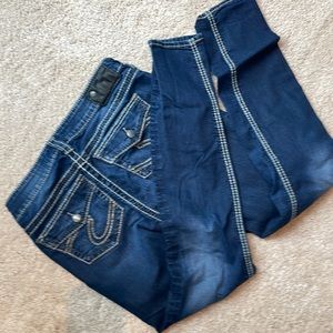 Silver suki jegging Jean  size 28  L31